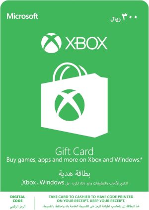 Microsoft Xbox gift card 300 SAR KSA [Digital Code]