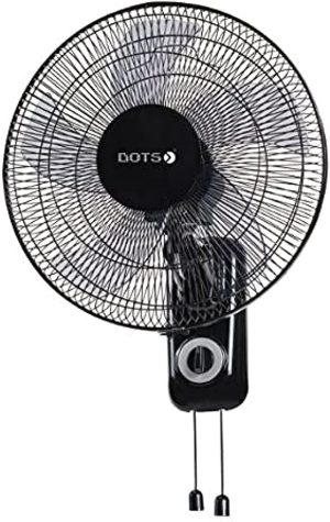 Dots Wall fan, 3 Speed control, TFW-B01, Black