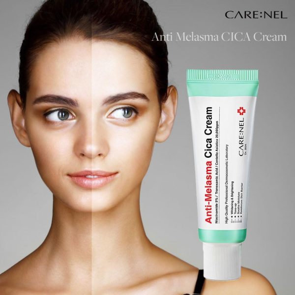 ⁦CARE:NEL Melasma Treatment for Face Cream - Dark Spot Remover Centella Asiatica - Korean Skin Care Beauty Products 40ml/1.35 fl.oz⁩ - الصورة ⁦2⁩