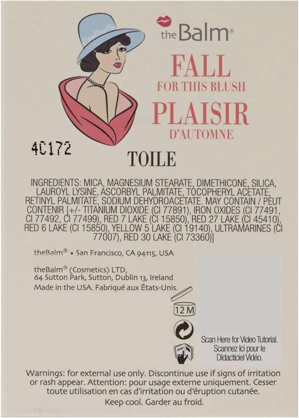 ⁦The Balm Toile Long Wearing Staining Powder Blush⁩ - الصورة ⁦5⁩