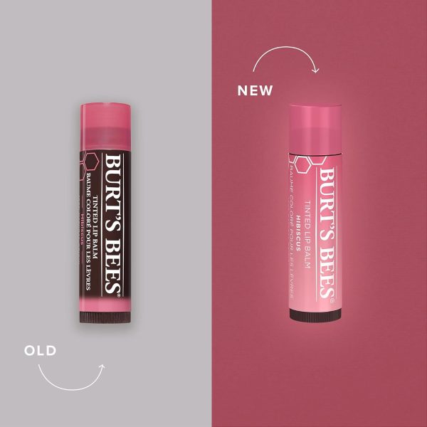 ⁦Burt's Bees Tinted Lip Balm Hibiscus⁩ - الصورة ⁦5⁩