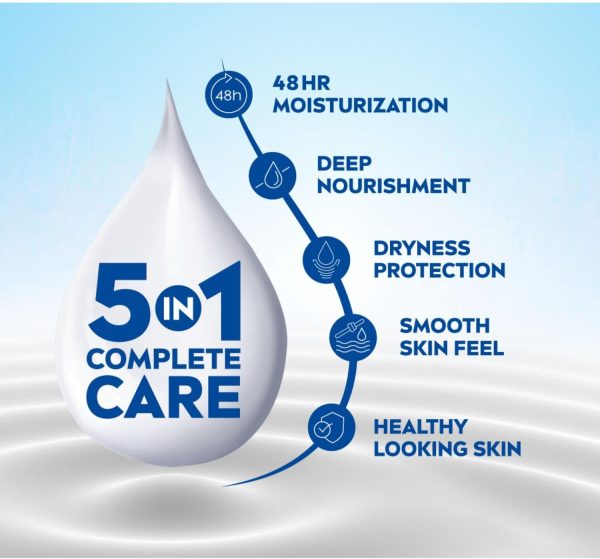 ⁦NIVEA Nourishing Lotion, Body Milk, 2X Almond Oil, 120ml⁩ - الصورة ⁦2⁩
