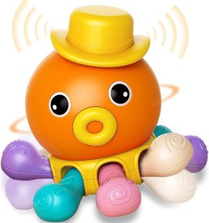 Mumoo Bear Baby Sensory Toys for 6-18 Months - Toddlers Montessori Toy for Early Educational Fine Motor Skills Development, Octopus Finger Fidget Toy Gifts for Boys Girls Kids Birthday Christmas