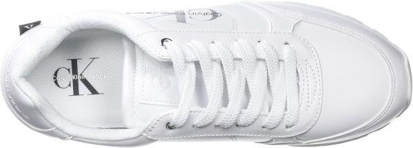 ⁦Calvin Klein Women's Cayle Sneaker, White, 8.5⁩ - الصورة ⁦5⁩