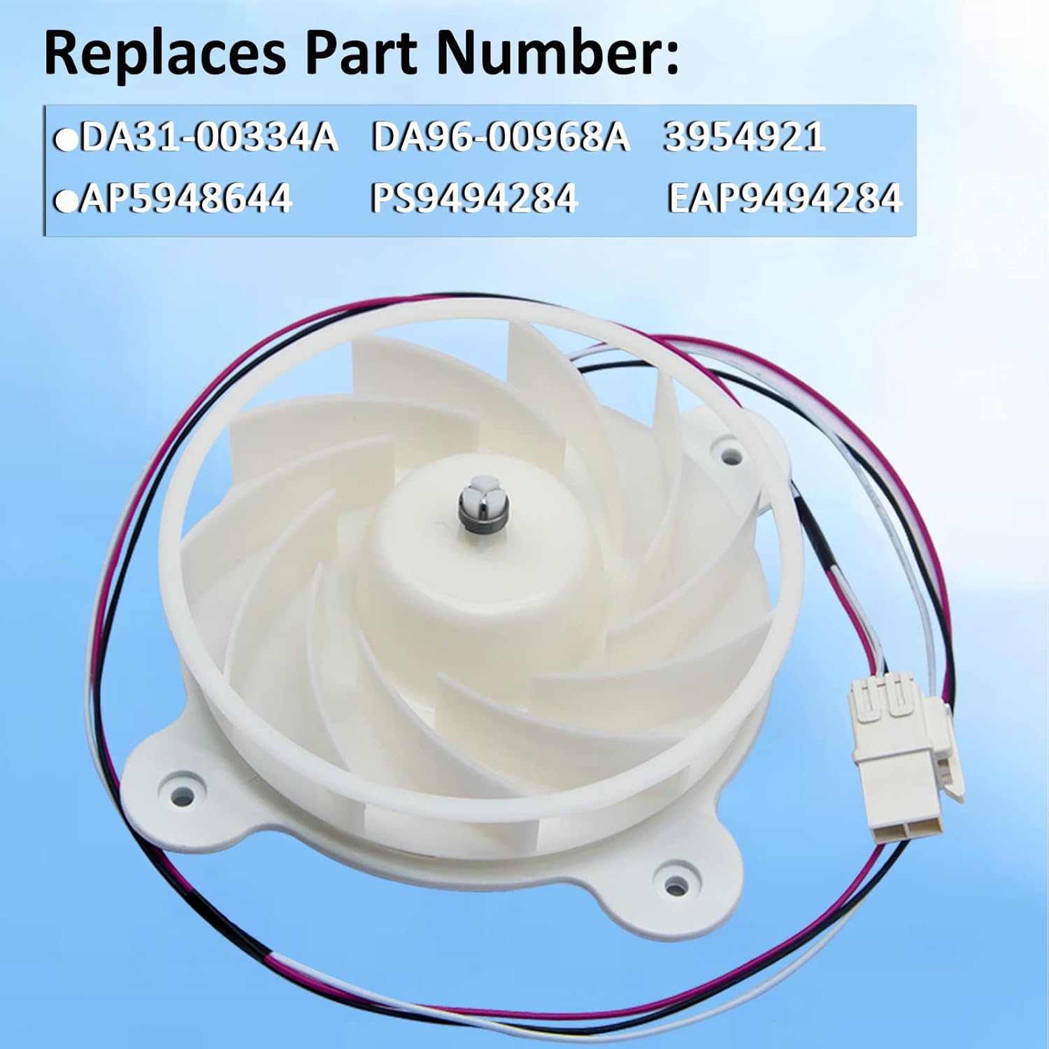 AUGSMIAR DA31-00287B Refrigerator Evaporator Fan Motor for Samsung Refrigerator, Replaces DA31-00334C DA31-00334A DA96-00968A AP6803162 3954921 AP5948644 PS9494284 EAP9494284 4 AUGSMIAR DA31-00287B Refrigerator Evaporator Fan Motor for Samsung Refrigerator, Replaces DA31-00334C DA31-00334A DA96-00968A AP6803162 3954921 AP5948644 PS9494284 EAP9494284 - الصورة 4