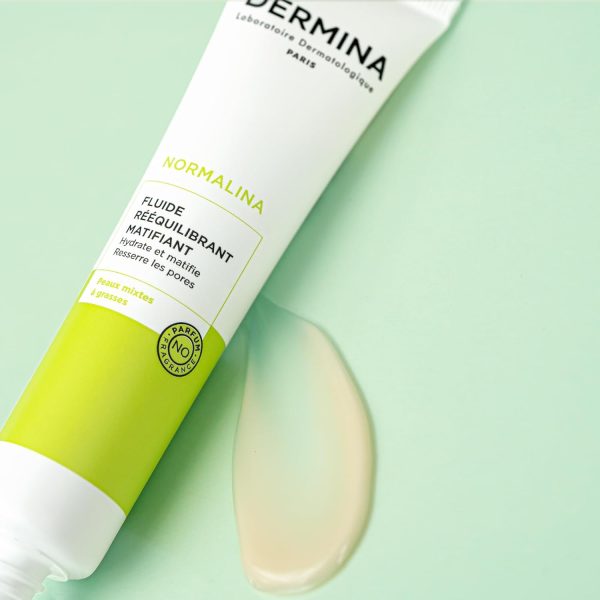 ⁦Dermina Normalina Rebalancing Matifying Fluid 40 ml⁩ - الصورة ⁦4⁩