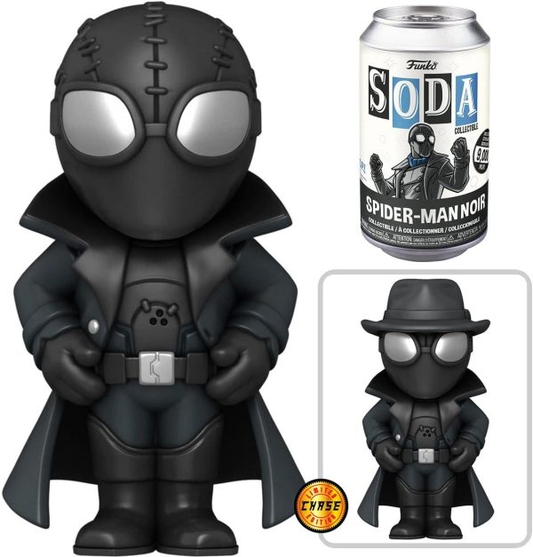 ⁦Funko 63888 Vinyl Soda Marvel-Spider Man Noir with Chase Collectibles Toys⁩ - الصورة ⁦2⁩