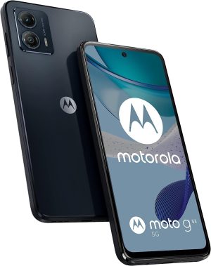 Motorola Moto G53 Dual SIM 64GB ROM + 4GB RAM (GSM | CDMA) Factory Unlocked 5G Smartphone (Ink Blue) - International Version