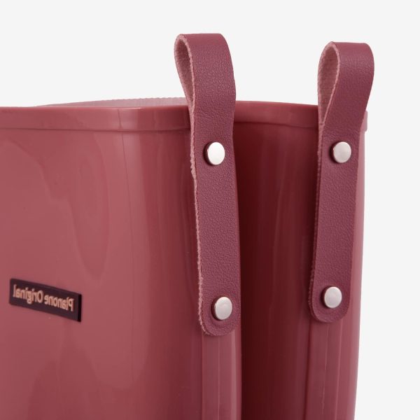⁦planone Tall rain Boots for Women and Waterproof Garden Shoes，Anti-Slipping Rainboots for Ladies with Comfortable Insoles，Stylish Light rain Shoes and Outdoor Work Shoes⁩ - الصورة ⁦5⁩