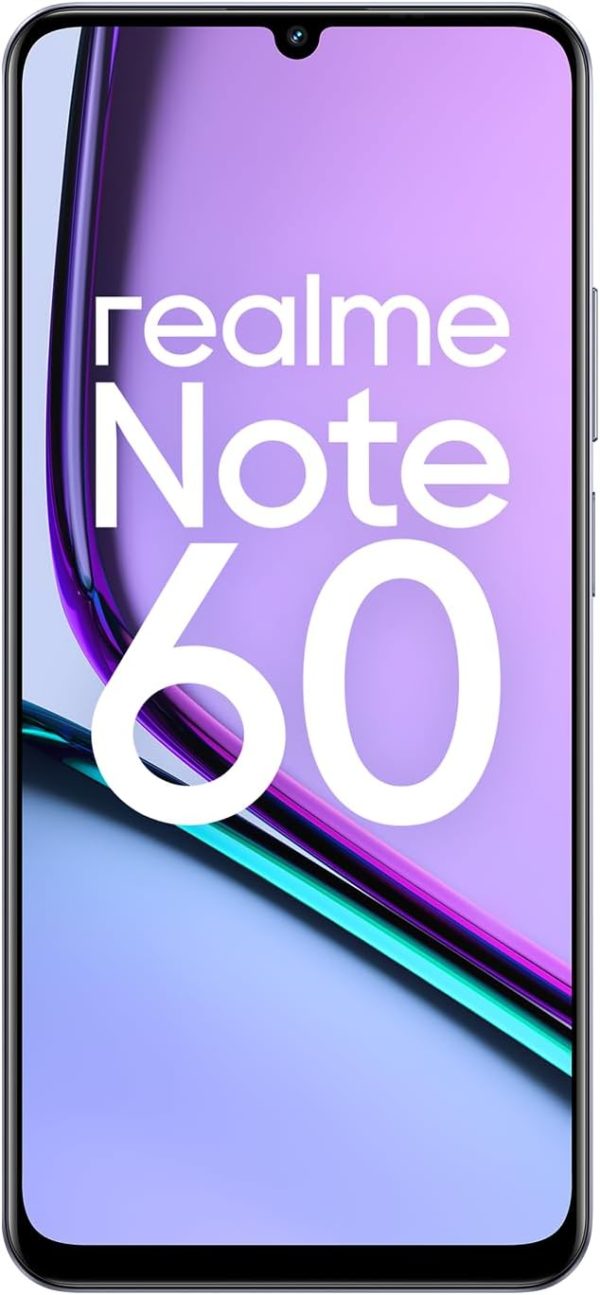 ⁦Realme Note 60 Dual-SIM 128GB ROM + 4GB RAM (GSM Only | No CDMA) Factory Unlocked 4G/LTE Smartphone (Marble Black) - International Version⁩ - الصورة ⁦2⁩