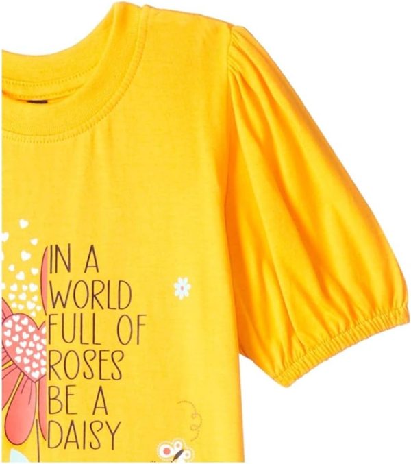 ⁦T2F Girls GLS-TSRT-27 T-Shirt (pack of 5)⁩ - الصورة ⁦4⁩