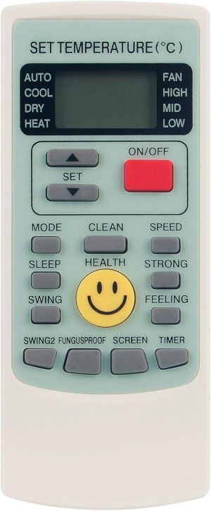 PERFASCIN YKR-H/209E Replacement Remote fit for AUX Air Conditioner Universal AC Remote Control AC A/C Remote Control