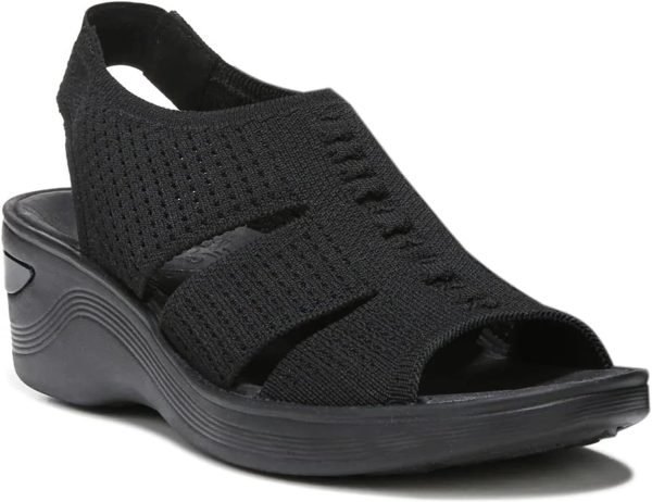 BZees Double Up womens Wedge Sandal