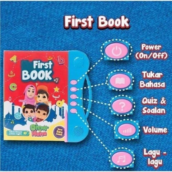 ⁦Leno Arabic English Letters Alphabet Kids Preschool E Books Point Reading Toy Smart Audio Billingual Ebook Learning Book⁩ - الصورة ⁦3⁩