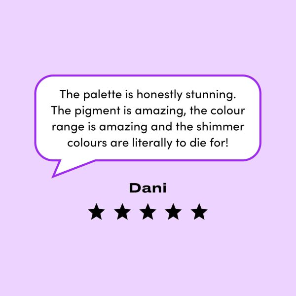 ⁦BEAUTY BAY Berry Colour Eyeshadow Palette - 16 Eye Shadow Shades - Ultra Pigmented Pinks, Purple, Reds, Eye Make-Up - Matte Metallic Shimmer Makeup Set - Vegan And Cruelty-Free⁩ - الصورة ⁦7⁩