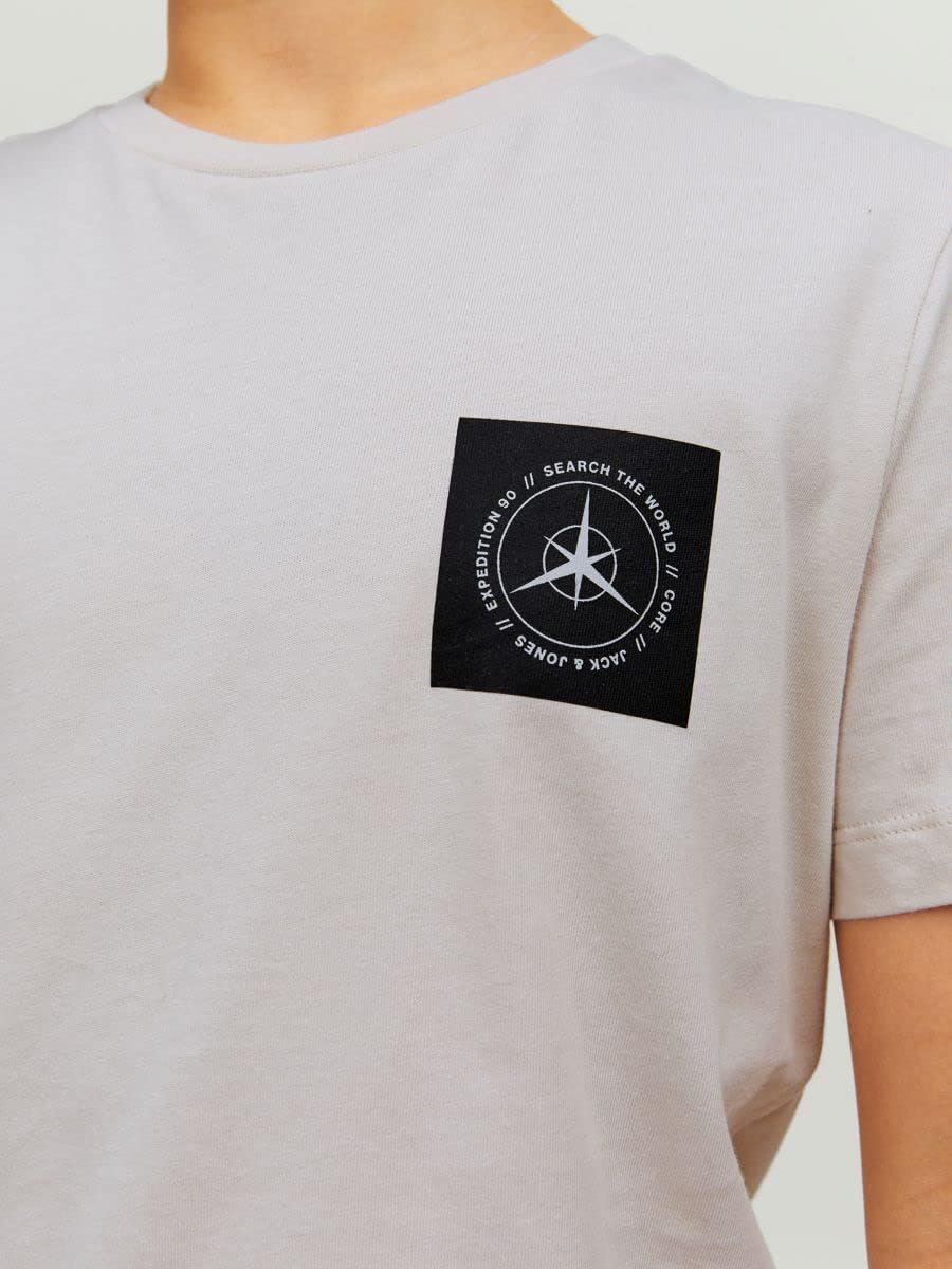 JACK & JONES Boy's Filo Short-Sleeves Crew Neck JUNIOR T-Shirt 6 JACK & JONES Boy's Filo Short-Sleeves Crew Neck JUNIOR T-Shirt - الصورة 6
