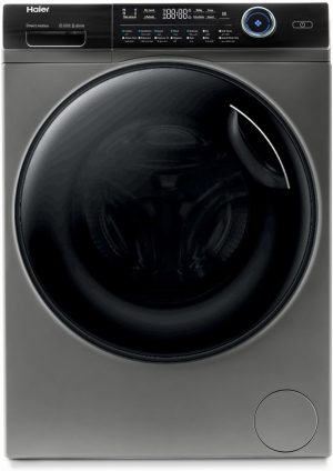 Haier Front Load Washer and Dryer with Wi-Fi, 14 Programs, 12/8 kg Capacity, Space Black