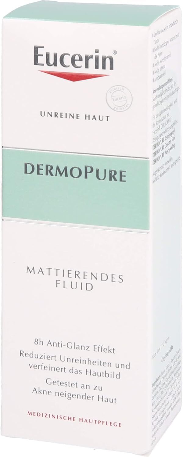 ⁦Eucerin Dermo Pure Matt Mattifying Fluid 50ml⁩ - الصورة ⁦4⁩