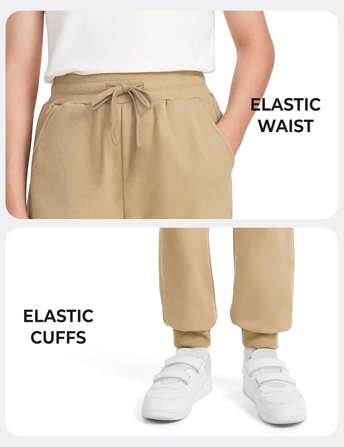 بي او او بي اتش بناطيل رياضية للاولاد، ملابس اطفال رياضية كاجوال مع رباط بوكيت 5-14 سنة 5 بي او او بي اتش بناطيل رياضية للاولاد، ملابس اطفال رياضية كاجوال مع رباط بوكيت 5-14 سنة - الصورة 5