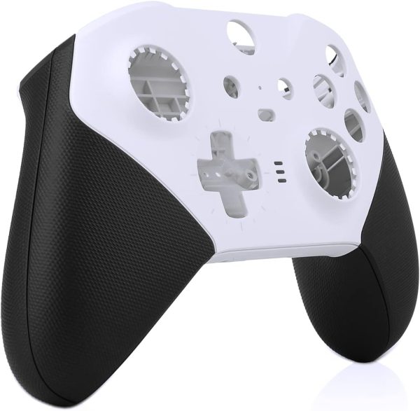 ⁦BSUZUN Front Back Housing Shell Faceplate Cover Replacement Repair Kit for Xbox One Elite Series 2 Controller（White）⁩ - الصورة ⁦4⁩