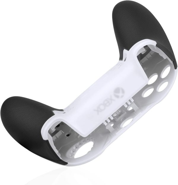 ⁦BSUZUN Front Back Housing Shell Faceplate Cover Replacement Repair Kit for Xbox One Elite Series 2 Controller（White）⁩ - الصورة ⁦5⁩