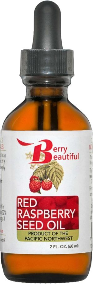 Berry Beautiful Red Raspberry Seed Oil - 2 fl oz - Cold-Pressed from Raspberries Grown by Northwest Berry Co-op Farmers