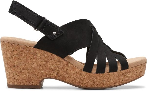 ⁦Clarks Giselle Ivy womens Wedge Sandal⁩ - الصورة ⁦2⁩