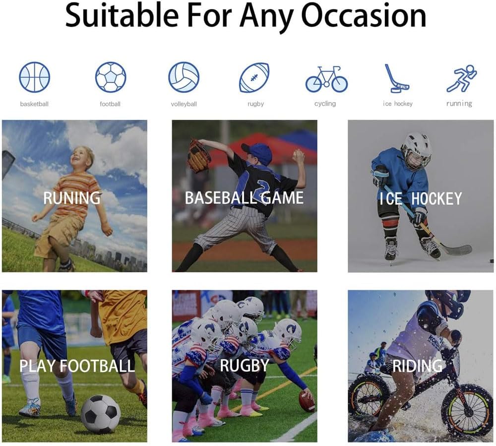 Goodern Kids Compression Sets, Boys and Girls Tracksuit Quick Dry Shirts and Leggings Set, Football Undershirt, Thermal Underwear Suits, Children's Fitness Suits 4 Goodern Kids Compression Sets, Boys and Girls Tracksuit Quick Dry Shirts and Leggings Set, Football Undershirt, Thermal Underwear Suits, Children's Fitness Suits - الصورة 4