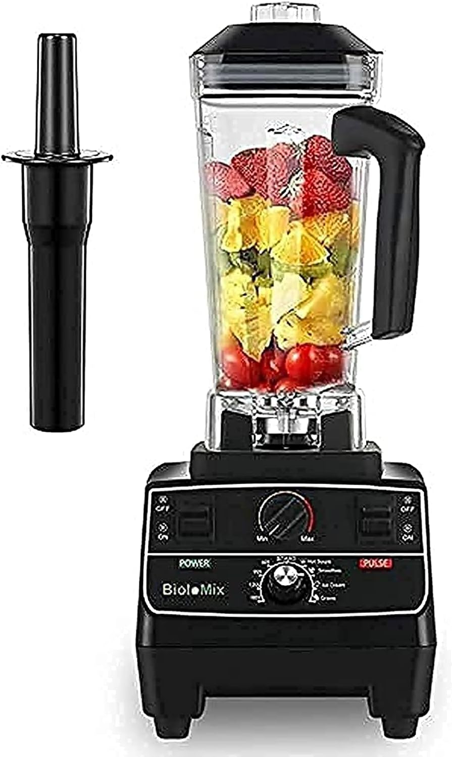 BioloMix BPA Free 2L Jar 2200W Professional Smart Timer Pre-programed Blender Mixer Juicer Food Processor Ice Smoothies Crusher. 1 BioloMix BPA Free 2L Jar 2200W Professional Smart Timer Pre-programed Blender Mixer Juicer Food Processor Ice Smoothies Crusher.
