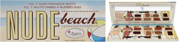 The Balm Nude Beach Eyeshadow Palette (Multicolor, 9.6g)