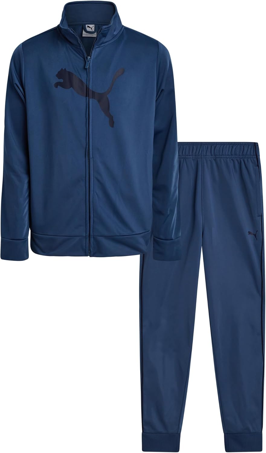 طقم سروال للأولاد - طقم ملابس رياضية من التريكو، سويت شيرت بسحاب وسروال رياضي اكتيف - طقم ملابس رياضية للأولاد من بوما، لعمر 4-16 عامًا، قطعتين 1 طقم سروال للأولاد - طقم ملابس رياضية من التريكو، سويت شيرت بسحاب وسروال رياضي اكتيف - طقم ملابس رياضية للأولاد من بوما، لعمر 4-16 عامًا، قطعتين