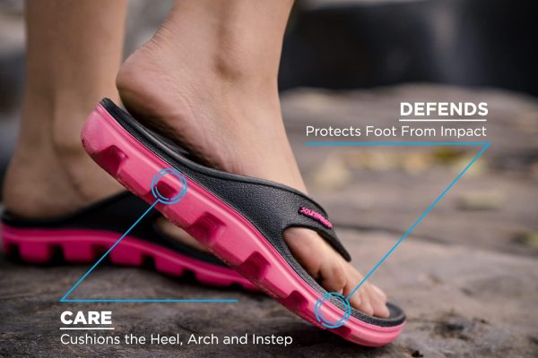 ⁦SOLETHREADS Active-ortho (L) womens Flip-Flop⁩ - الصورة ⁦3⁩