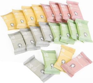 JKJ&ZXZ 20 PCS Mini Compressed Towel Sheets, Disposable & Reusable Thickened Face Towels, Portable Travel Towels for On-the-Go Use