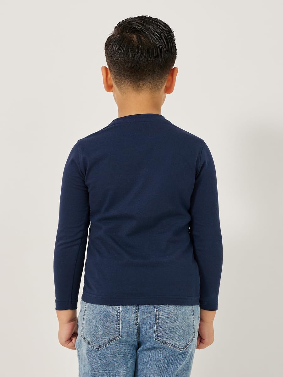 تيشرت سادة برقبة دائرية للاولاد من ستايلي 5 تيشرت سادة برقبة دائرية للاولاد من ستايلي - الصورة 5