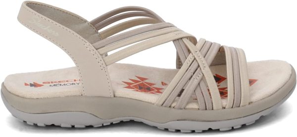 ⁦Skechers REGGAE SLIM - SIMPLY STRETCH womens Sport Sandal⁩ - الصورة ⁦2⁩