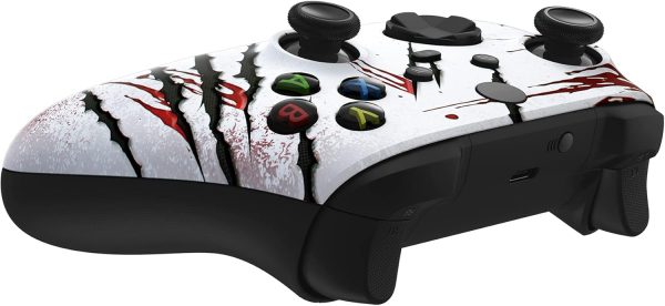 ⁦eXtremeRate Custom Shell for Xbox Series X & S Controller - Revitalize Your Controller - Wild Attack Replacement Cover Front Housing Cover for Xbox Core Controller Wireless [Control NOT Included]⁩ - الصورة ⁦7⁩
