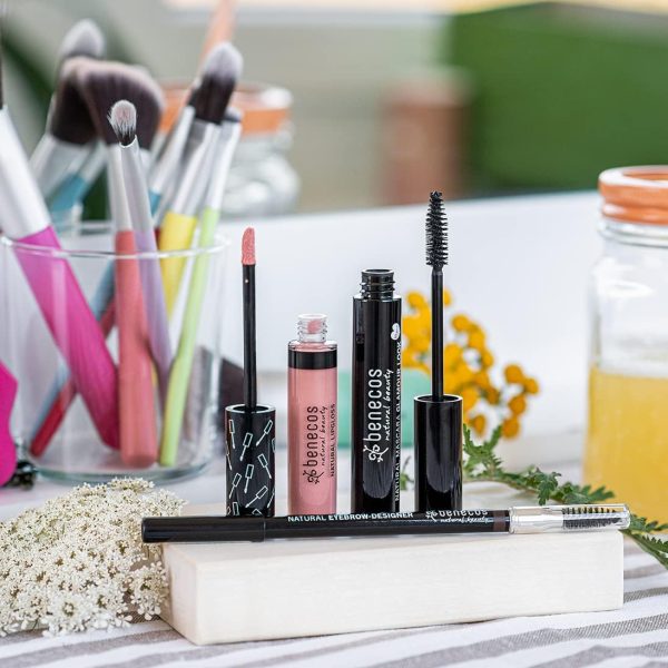 ⁦benecos - Natural Cosmetics - Mascara - Glamour Look - Vegan - Fragrance-Free - Ultimate Black⁩ - الصورة ⁦3⁩