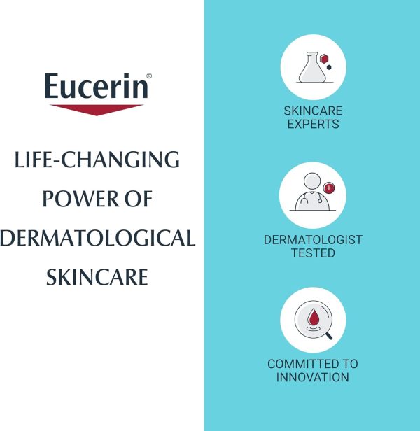 ⁦EUCERIN Complete Repair Moisturizing Cream, Face and Body Cream for Dry Skin, 5% Urea Cream, Ceramide Cream, Dry Skin Cream Body Moisturizer, Fragrance Free, Non-Greasy, Dermatological Skin Care, 454g⁩ - الصورة ⁦5⁩