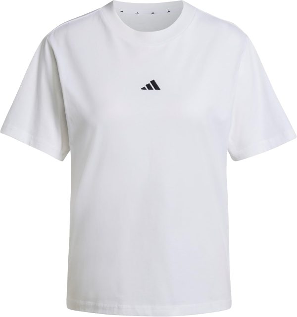 adidas Womens Essentials Small Logo Cotton T-Shirt T-Shirt