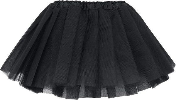 3Layered Tulle Tutu Skirt, Girl With Bow, Ballet Dress Up Kids Tutu Skirt