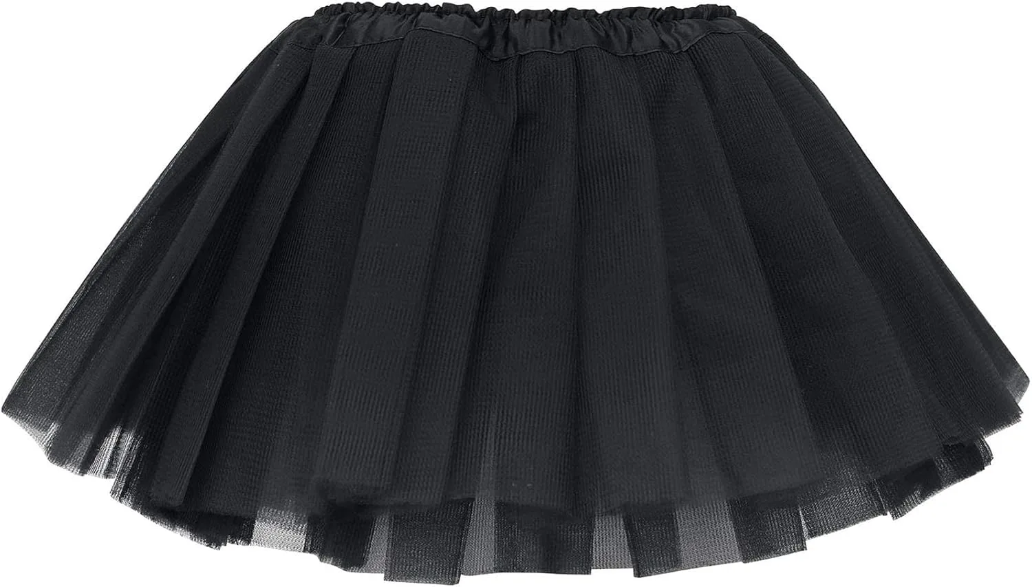 3Layered Tulle Tutu Skirt, Girl With Bow, Ballet Dress Up Kids Tutu Skirt