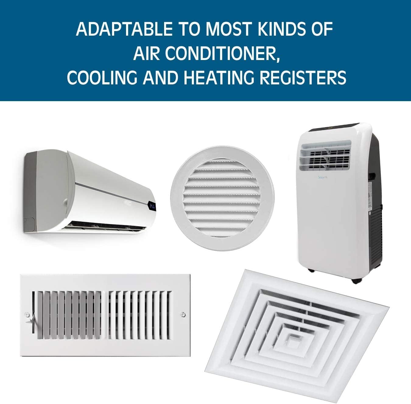 Bolivia's Adjustable Air Conditioner Deflector, AC Deflector Air Conditioning, Air Deflector Outlet Air Cooled Baffle Wind Direction Telescopic Windshield for Home 6 Bolivia's Adjustable Air Conditioner Deflector, AC Deflector Air Conditioning, Air Deflector Outlet Air Cooled Baffle Wind Direction Telescopic Windshield for Home - الصورة 6