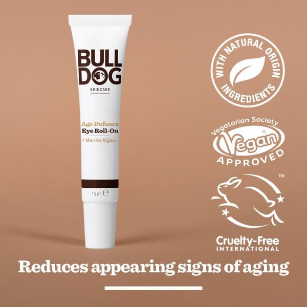 ⁦BULLDOG SKINCARE - Age Defence Eye Roll-On For Men Reduces lines and Wrinkles 50 ml⁩ - الصورة ⁦2⁩