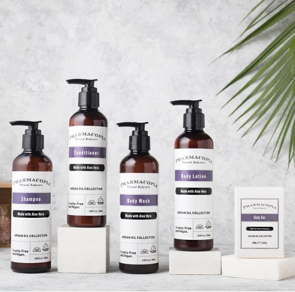 Kimirica Pharmacopia Argan Oil and Aloe Vera Organic Body Lotion for Dry Skin 250 ml 6 Kimirica Pharmacopia Argan Oil and Aloe Vera Organic Body Lotion for Dry Skin 250 ml - الصورة 6