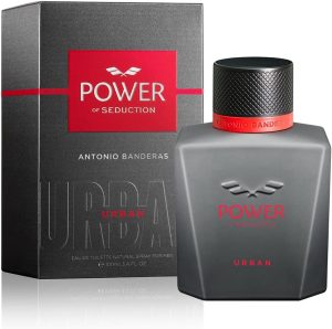 Antonio Banderas Perfumes - Power of Seduction Urban, Eau de Toilette Spray for Men, Aromatic and Woody Fragrance with Citrus, Mandarin, Lavender, Sandalwood and Vanilla - 3.4 Fl Oz