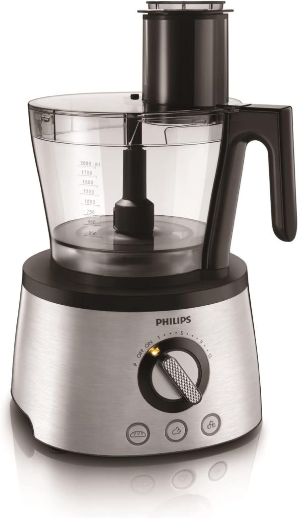 ⁦Philips Food Processor 1300 Watts Gray, HR7778⁩ - الصورة ⁦2⁩