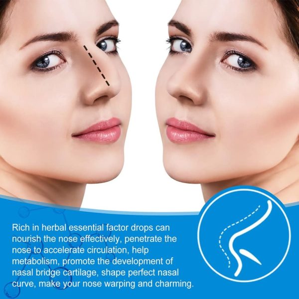 ⁦ERIKO LANUOP Nose Up Heighten Rhinoplasty Essential Oil - Charming Women Nose Repair Massage - Lift Up Care Beauty⁩ - الصورة ⁦6⁩