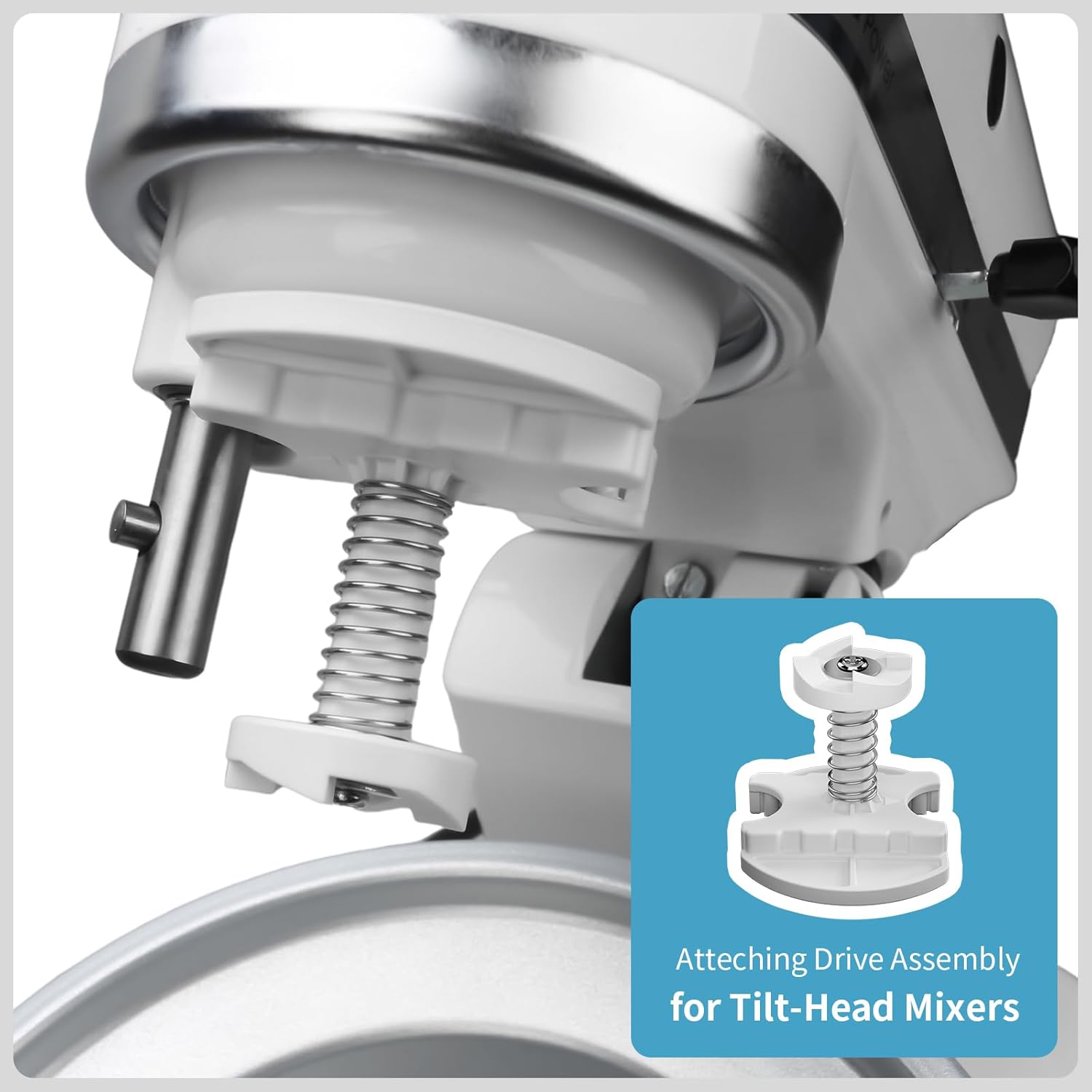 GuanQiao Ice Cream Maker Parts for KitchenAid, Ice Cream Drive Attachment, Fits KitchenAid Ice Cream Maker 2 GuanQiao Ice Cream Maker Parts for KitchenAid, Ice Cream Drive Attachment, Fits KitchenAid Ice Cream Maker - الصورة 2