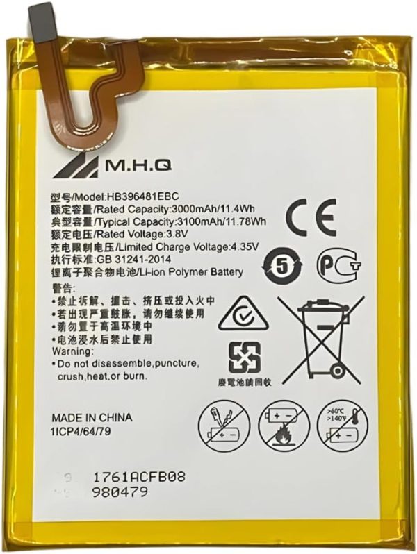 M.H.Q Battery Compatible With Honor 5X: Kiwl21, Kiwl22, Kiwl24: Hb396481Ebc Battery