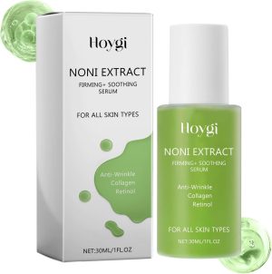 KASTWAVE Facial Hydration Serum, Noni Energy Ampoule with Noni Fruit Extract, Hydrating, Moisturizing & Soothing Serum for Wrinkles & Fine Lines, Firming Skin, Anti Aging Moisturizer for Women